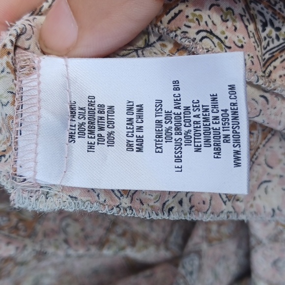 Anthropologie • Sunner Florid Diamonds mini  Dress/top - Picture 4 of 5